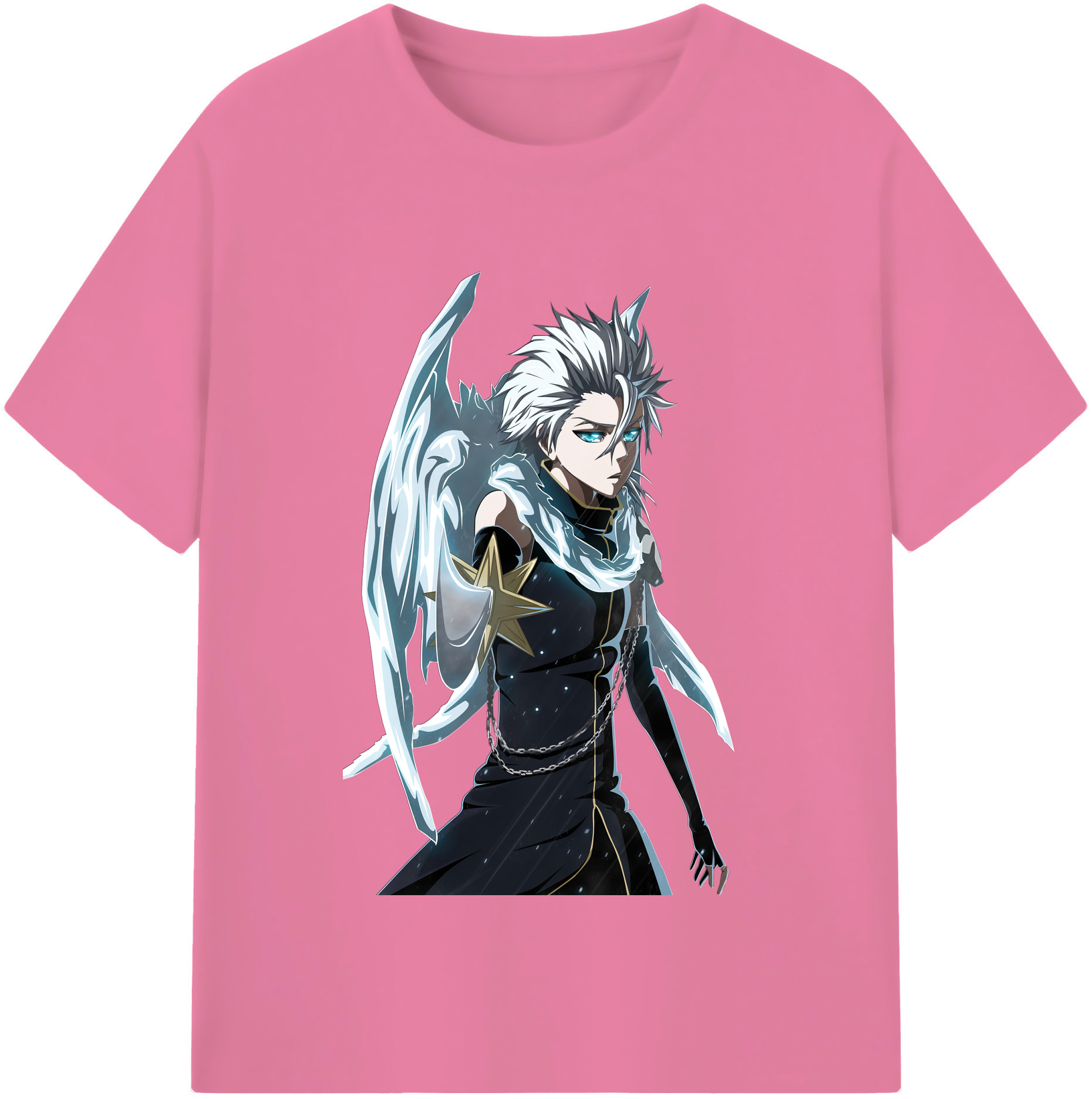 （画像用） ブリーチ 日番谷冬獅郎（ひつがや とうしろう） BLEACH Hitsugaya Toushirou 綿100％半袖Tシャツ（フロントプリント）